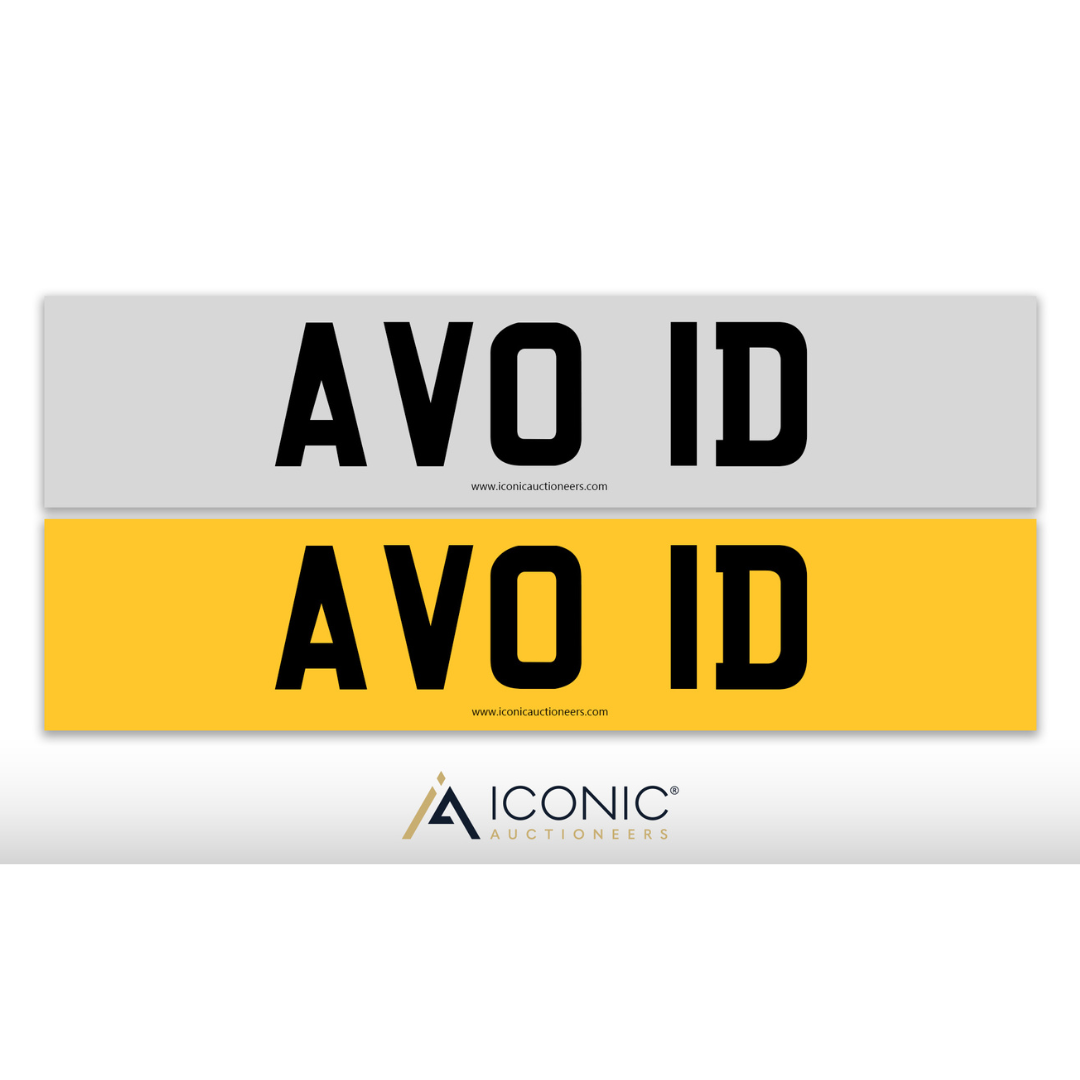 AVO 1D Number Plate